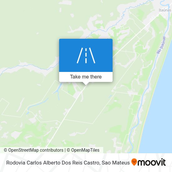 Rodovia Carlos Alberto Dos Reis Castro map