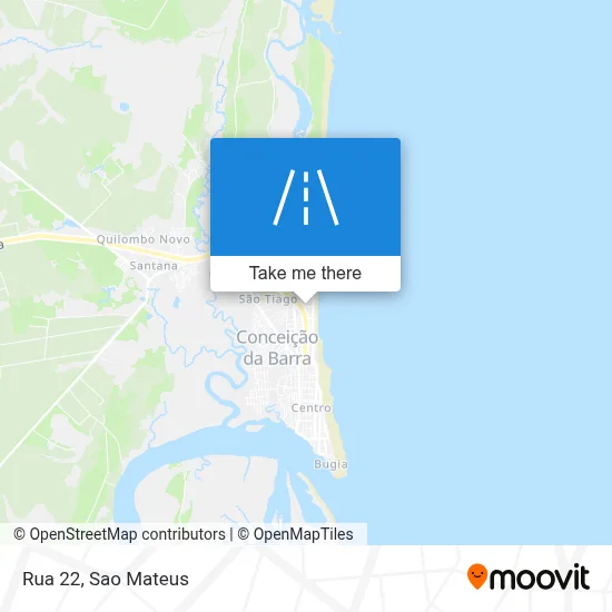 Rua 22 map