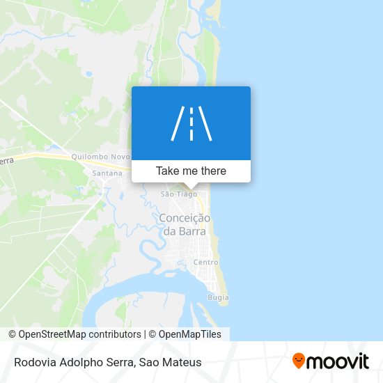Rodovia Adolpho Serra map