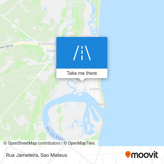Rua Jameleira map