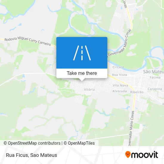 Rua Ficus map