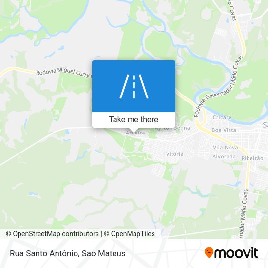 Rua Santo Antônio map