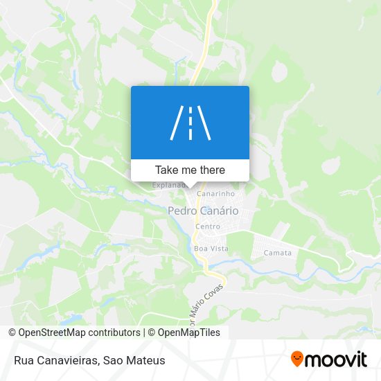 Rua Canavieiras map