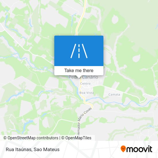Rua Itaúnas map