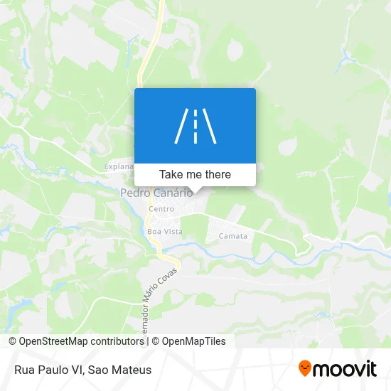 Rua Paulo VI map