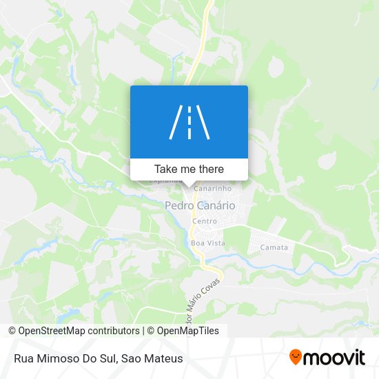 Rua Mimoso Do Sul map