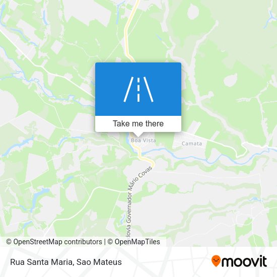 Rua Santa Maria map