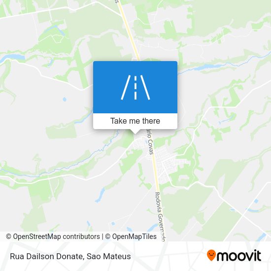 Rua Dailson Donate map