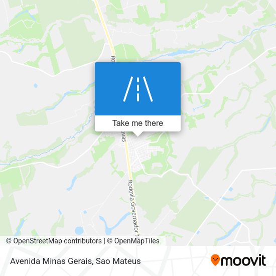 Avenida Minas Gerais map