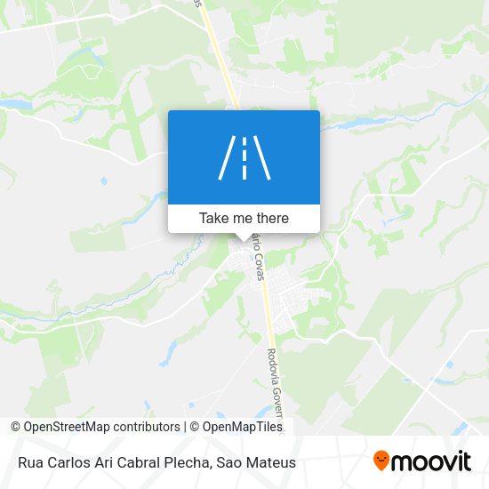 Rua Carlos Ari Cabral Plecha map