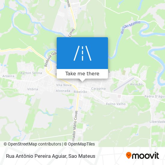 Rua Antônio Pereira Aguiar map