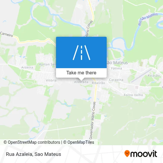 Rua Azaleia map