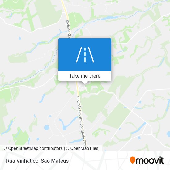 Rua Vinhatico map