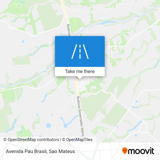 Avenida Pau Brasil map