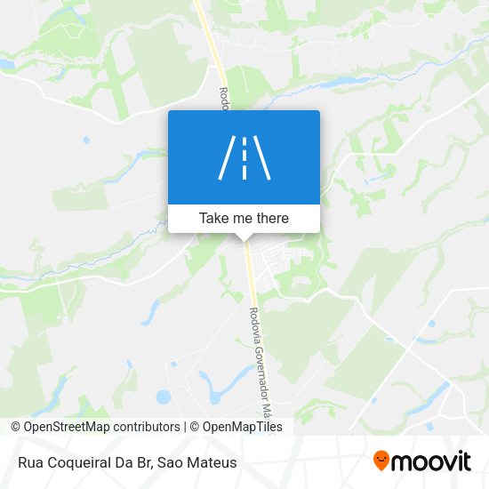 Rua Coqueiral Da Br map