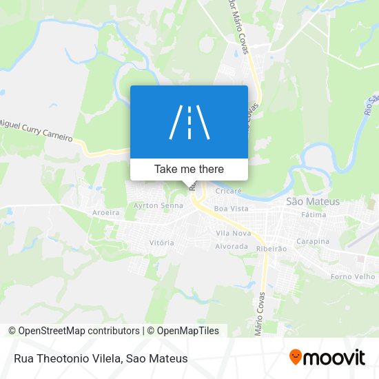 Rua Theotonio Vilela map