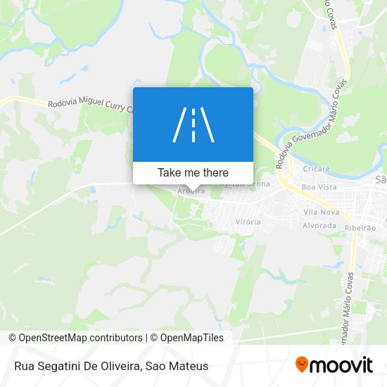 Rua Segatini De Oliveira map