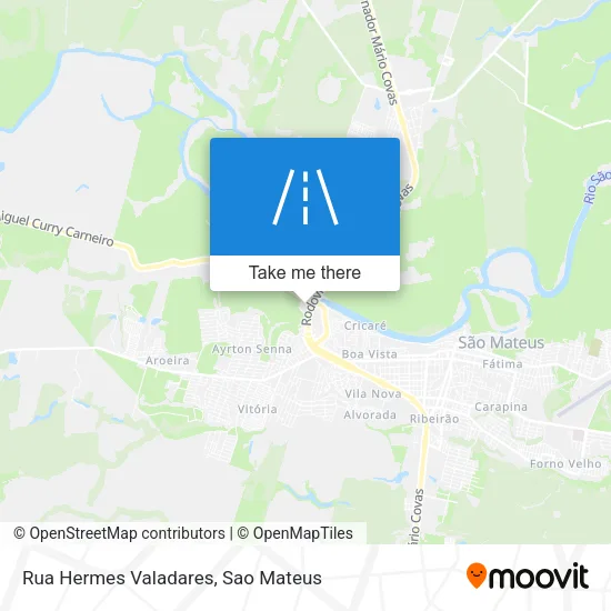 Rua Hermes Valadares map