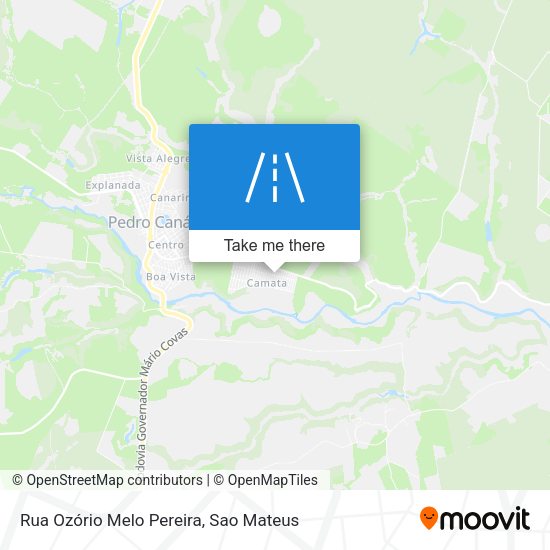 Rua Ozório Melo Pereira map