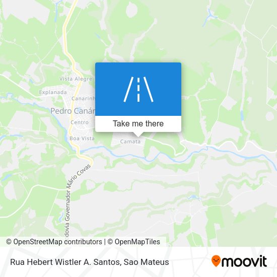 Rua Hebert Wistler A. Santos map