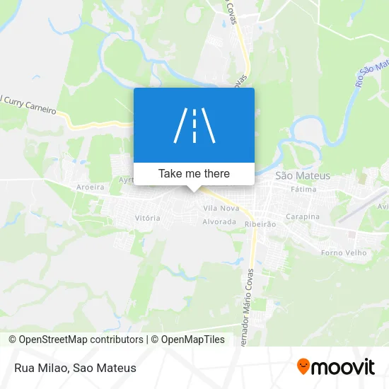 Rua Milao map