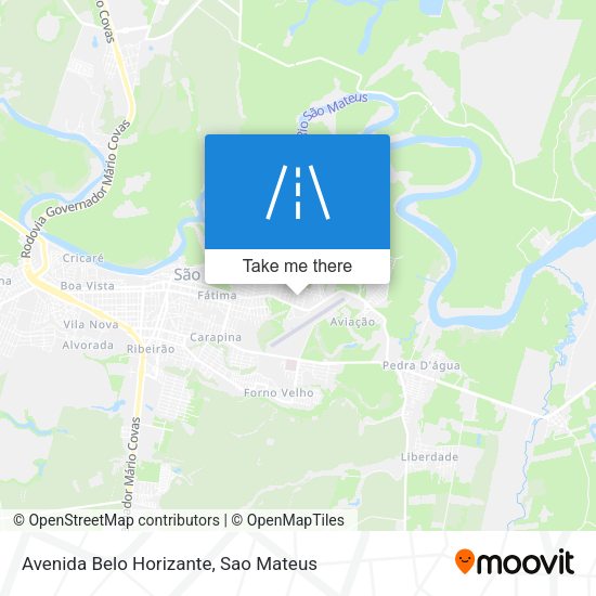 Avenida Belo Horizante map