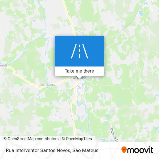 Rua Interventor Santos Neves map