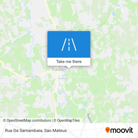 Rua Da Samambaia map