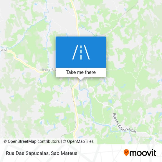Rua Das Sapucaias map