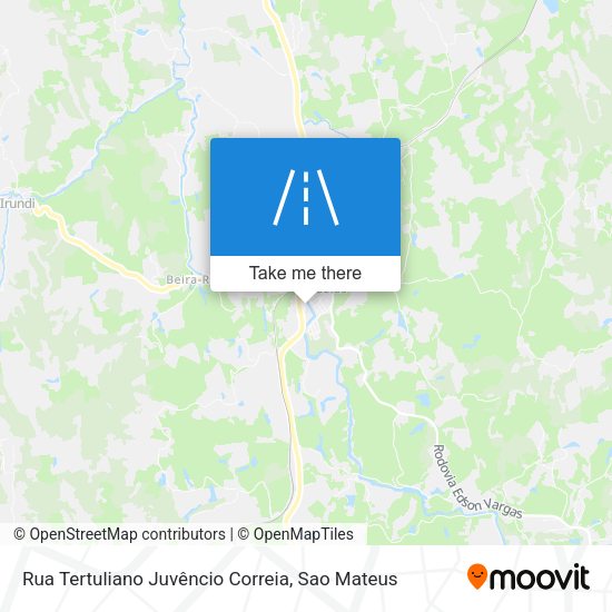 Rua Tertuliano Juvêncio Correia map
