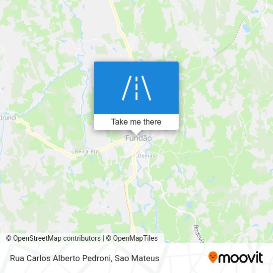 Rua Carlos Alberto Pedroni map