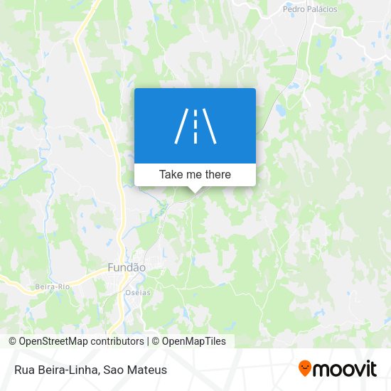 Rua Beira-Linha map