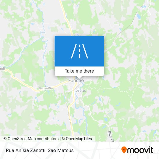 Rua Anísia Zanetti map