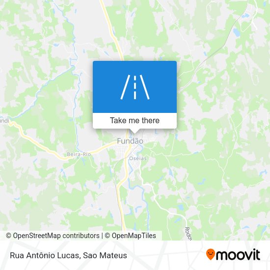 Rua Antônio Lucas map