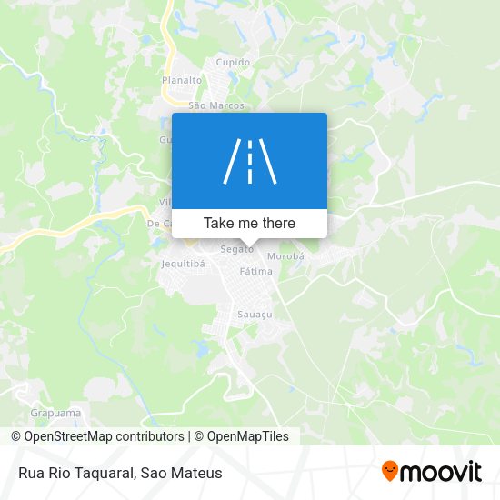 Rua Rio Taquaral map