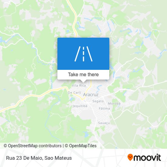 Rua 23 De Maio map