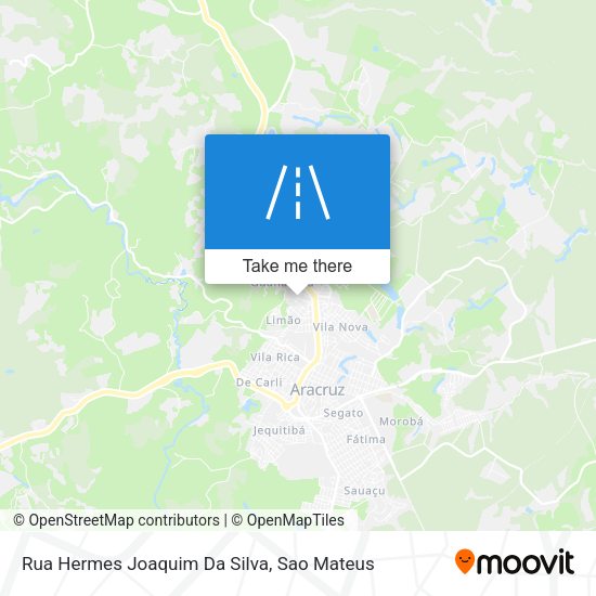 Rua Hermes Joaquim Da Silva map