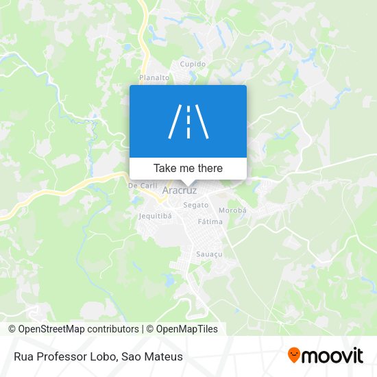 Rua Professor Lobo map
