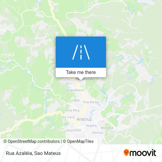 Rua Azaléia map