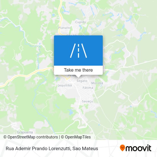 Rua Ademir Prando Lorenzutti map