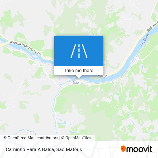 Caminho Para A Balsa map