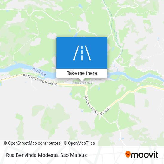 Rua Benvinda Modesta map