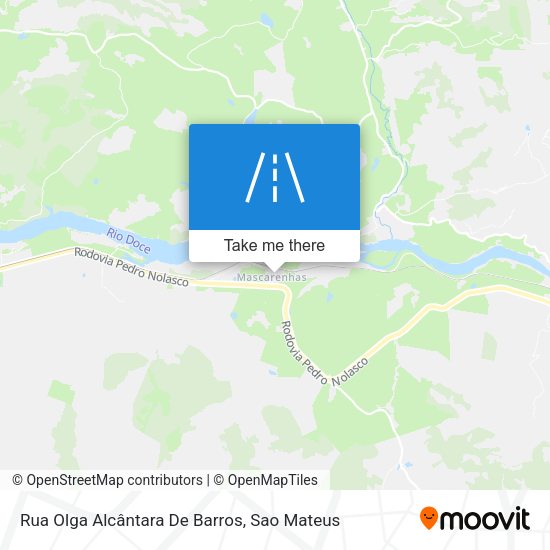 Rua Olga Alcântara De Barros map