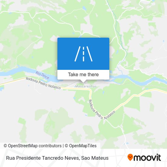 Rua Presidente Tancredo Neves map