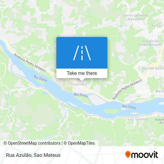 Rua Azulão map