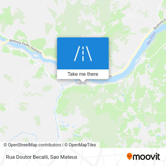 Rua Doutor Becalli map