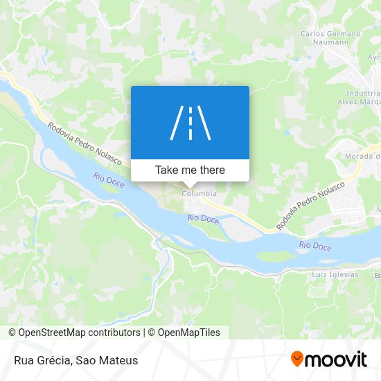 Rua Grécia map