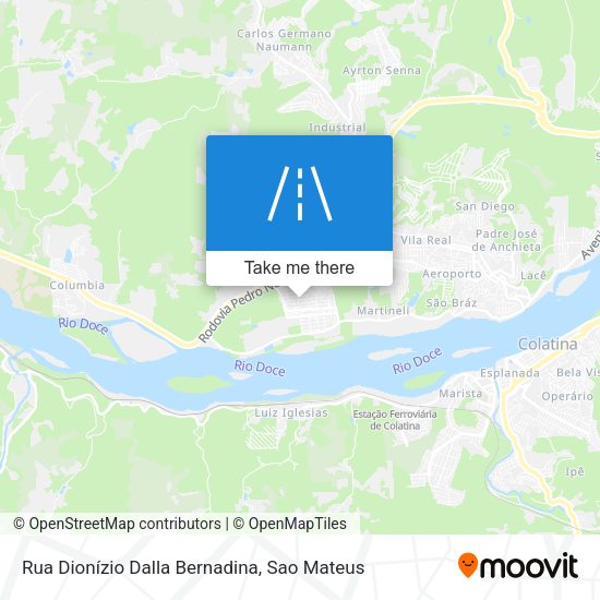 Rua Dionízio Dalla Bernadina map