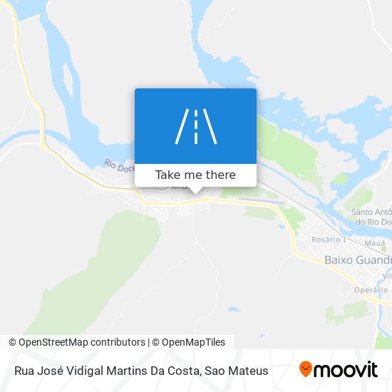 Rua José Vidigal Martins Da Costa map
