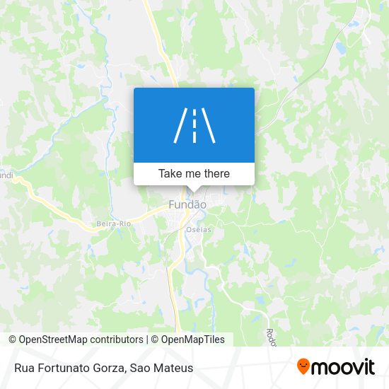 Rua Fortunato Gorza map